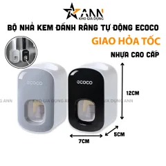 Dung Cụ Nhả Kem Đánh Răng Treo Tường Cao Cấp Ecoco 12x5x7cm