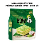 1 Bịch Bánh Ăn Sáng C'est BON Phủ Mochi Cốm Dừa 137,5g - Bịch 5 Cái
