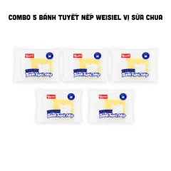 5 Cái Bánh Tuyết Nếp Weisiel Vị Sữa Chua