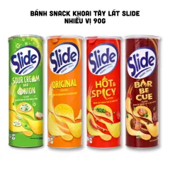 Khoai Tây Slide Lon 90g 4 Vị Thơm Ngon(Hộp Vừa)