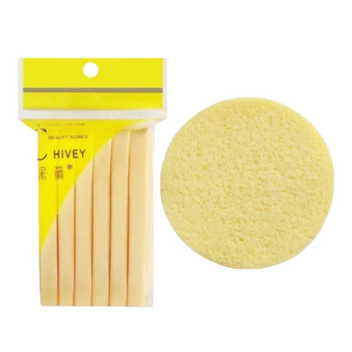 Combo 2 Bông Mút Nở Rửa Mặt - Miếng Bọt Rửa Mặt Chất Liệu Bọt Biển Tự Nhiên Gói 12 Miếng 8cm