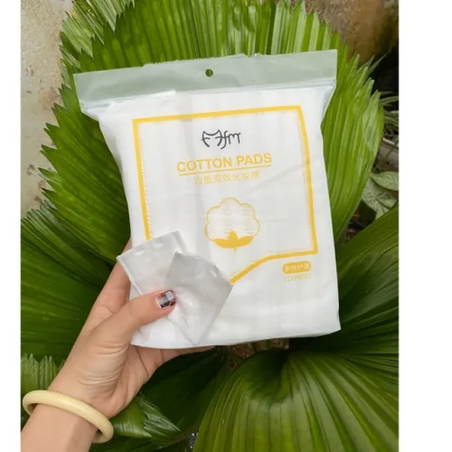 Bông tẩy trang con mèo fm cotton pads 3 lớp 222 miếng