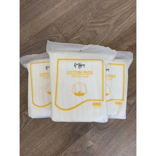 Bông tẩy trang con mèo fm cotton pads 3 lớp 222 miếng