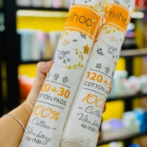 Bông Tẩy Trang Mihoo 150 Miếng