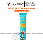 Bông Tẩy Trang Minmy Xanh 130 + 20 Miếng