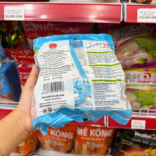Bột 5 Thứ Đậu Hạt Sen Bích Chi Có Đường 350g - Bịch Màu Xanh
