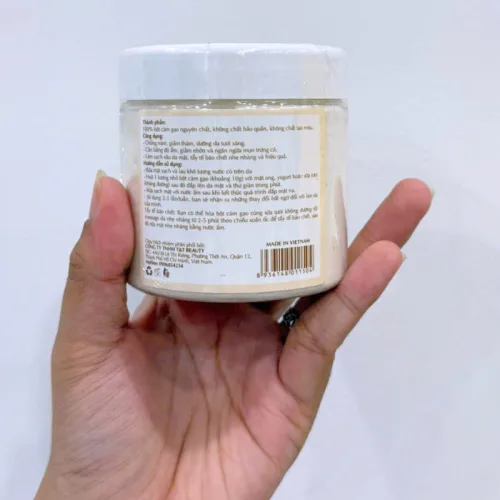 Bột Đắp Mặt Tắm Trắng Da Cám Gạo Thơm Nguyên Chất T&T Beauty 150g/Hộp