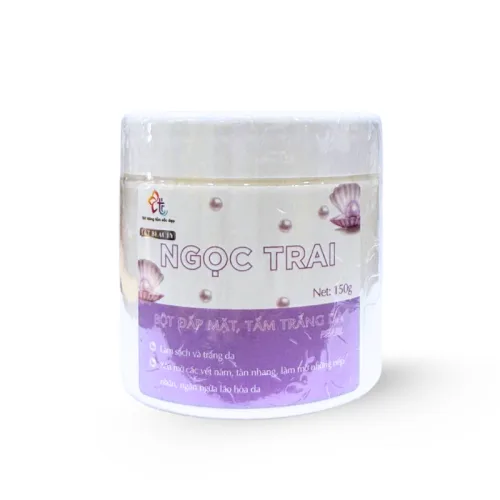 Bột Đắp Mặt Tắm Trắng Da Ngọc Trai Nguyên Chất T&T Beauty 150g/Hộp