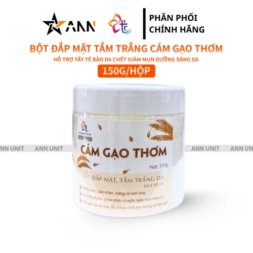 Bột Đắp Mặt Tắm Trắng Da Nguyên Chất T&T Beauty 150g/Hộp