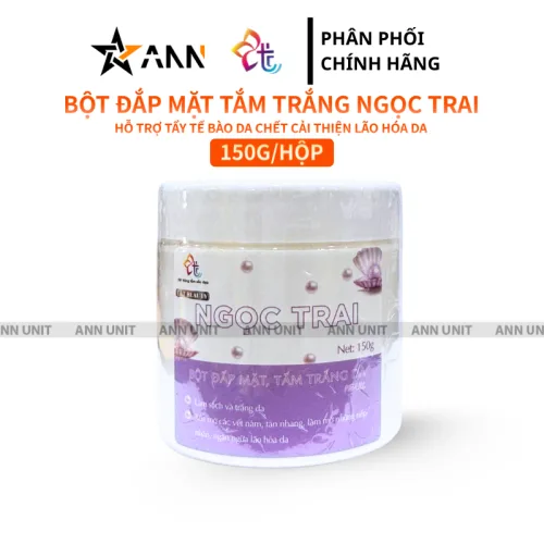 Bột Đắp Mặt Tắm Trắng Da Nguyên Chất T&T Beauty 150g/Hộp
