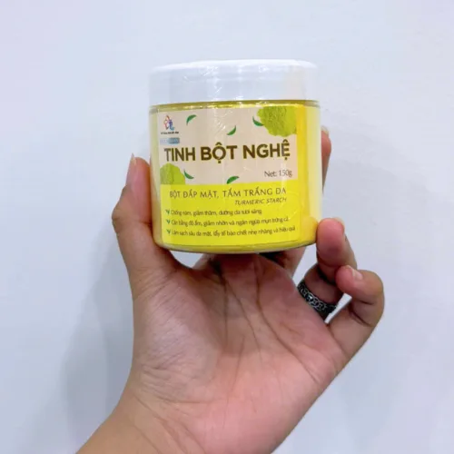 Bột Đắp Mặt Tắm Trắng Da Tinh Bột Nghệ Nguyên Chất T&T Beauty 150g/Hộp