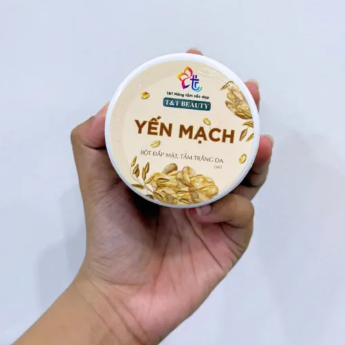 Bột Đắp Mặt Tắm Trắng Da Yến Mạch Nguyên Chất T&T Beauty 150g/Hộp