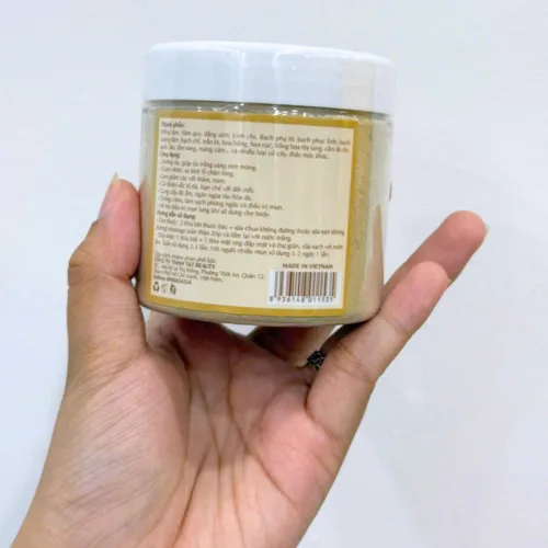 Bột Đắp Mặt Tắm Trắng Thuốc Bắc 7 Vị Da Nguyên Chất T&T Beauty 150g/Hộp