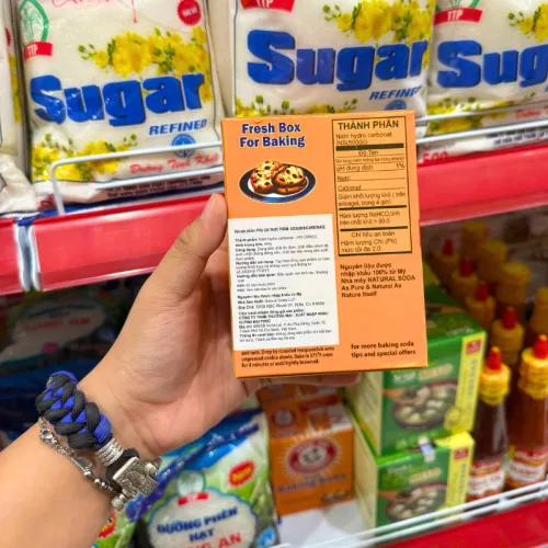 Bột Baking Soda Natural Soda - Bột Nở Hộp Giấy 454g