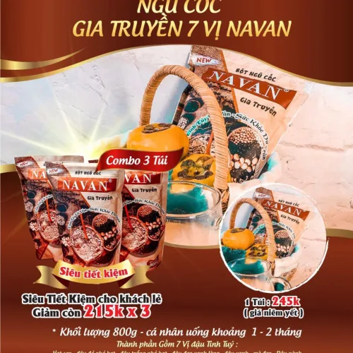 Bột Ngũ Cốc Dinh Dưỡng Navan