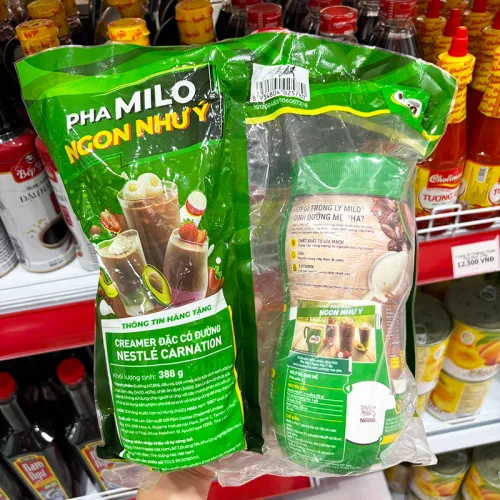 Bột Thức Uống Lúa Mạch Milo 400g - Tặng 1 Lon Sữa Đặc Có Đường 388g