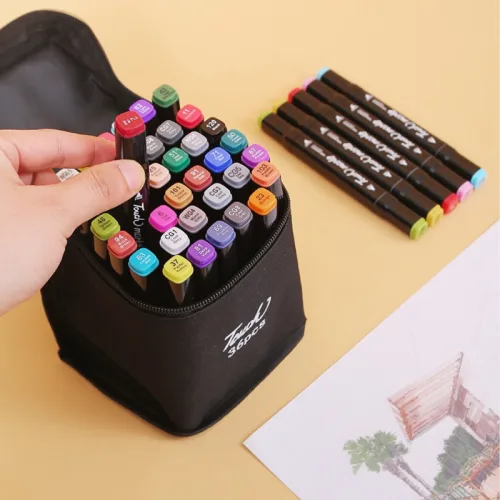 Bút Màu Dạ Quang Marker Touch - Viết Màu 60 Màu