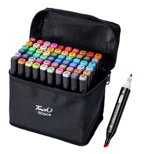 Bút Màu Dạ Quang Marker Touch - Viết Màu 60 Màu