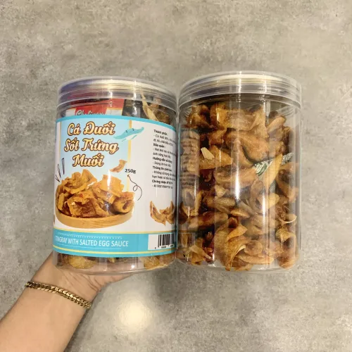 Cá Đuối Sốt Trứng Muối Thơm Ngon 250g Hộp