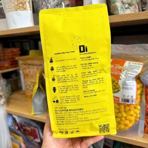 Cà Phê Bột Robusta Rang Mộc 500g - Gói