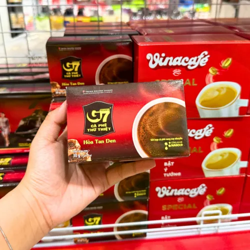 Cà Phê Hoà Tan Đen G7 Dạng Hộp 30g
