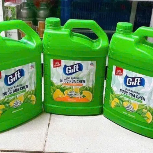 Can Nước rửa chén Gift 3,8kg