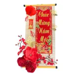 Cặp 2 Mành Tre Dài Câu Đối Đơn Trang Trí - Phên Tre Lớn Trang Trí Tết Ráp Sẵn