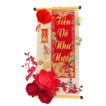 Cặp 2 Mành Tre Dài Câu Đối Đơn Trang Trí - Phên Tre Lớn Trang Trí Tết Ráp Sẵn