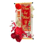 Cặp 2 Mành Tre Dài Câu Đối Đơn Trang Trí - Phên Tre Lớn Trang Trí Tết Ráp Sẵn