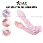 Cặp Găng Tay Dài Chống Nắng - Bao Tay Dài Vải Kim Cương Mềm Mịn