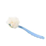 Cây Chà Lưng - Cọ Tắm Kì Lưng - Bàn Chải Chà Lưng 2 Đầu Có Bông Tắm 35cm