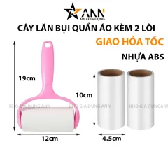 Cây Lăn Bụi Quần Áo Kèm 2 Lõi Lăn 9x12cm