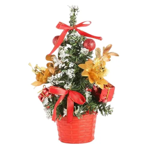 Cây Thông Noel Để Bàn Trang Trí Giáng Sinh Kèm Đèn Và Phụ Kiện 40cm