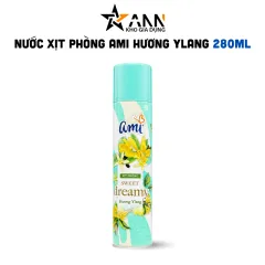 Chai Xịt Phòng Ami Hương Ylang 280ml - Xịt Khử Mùi Thơm Phòng Ami