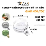 Chén Đựng Gia Vị Có Tay Cầm - Chén Đựng Nước Chấm Bằng Nhựa 8,5x5,6cm