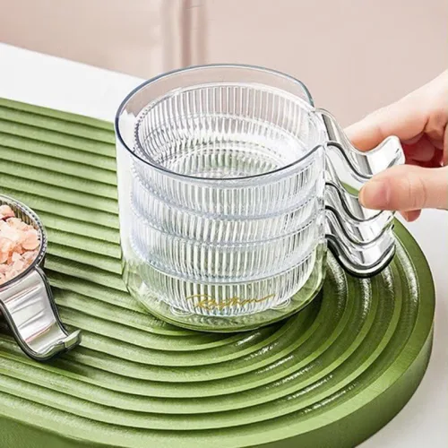 Chén Đựng Gia Vị Có Tay Cầm - Chén Đựng Nước Chấm Bằng Nhựa 8,5x5,6cm