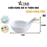 Chén Đựng Gia Vị Thiên Nga - Chén Đựng Nước Chấm Bằng Sứ 11x5.5cm