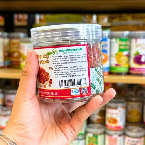 Chùm Ruột Sấy Chanh Muối Mini 250g - Hộp Pet