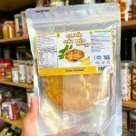 Chuối Sấy Dẻo Loại Ép Miếng 400g - Túi Zip Bạc