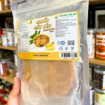 Chuối Sấy Dẻo Loại Ép Miếng 400g - Túi Zip Bạc
