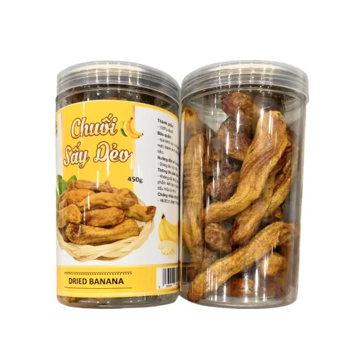 Chuối Sấy Dẻo Thơm Ngon 450g Hộp