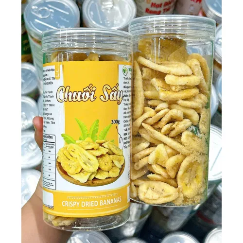 Chuối Sấy Giòn Thơm Ngon 300g Hộp