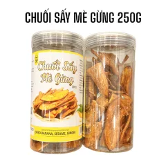 Chuối Sấy Mè Gừng Thơm Ngon 250g Hộp