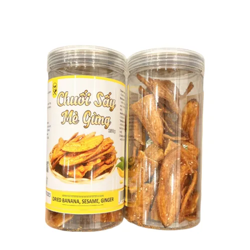 Chuối Sấy Mè Gừng Thơm Ngon 250g Hộp