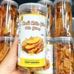 Chuối Sấy Mè Gừng Thơm Ngon 250g Hộp