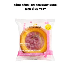 1 Bánh Bông Lan BOWKNOT Khoai Môn Hình Tart