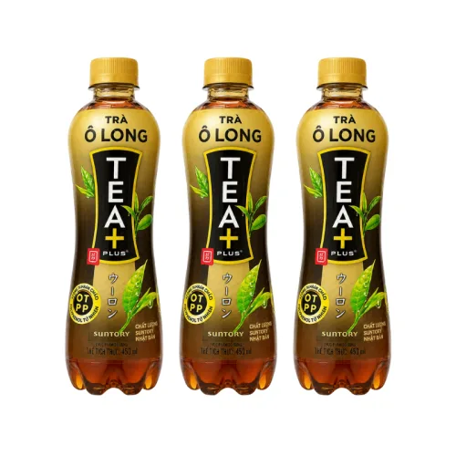 3 Chai Trà Ô Lông Tea + Plus Vị Truyền Thống (450ml/Chai)