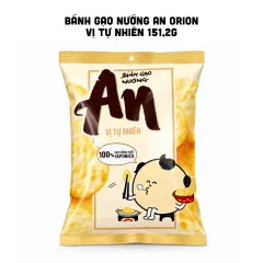 Bánh Gạo Nướng Vị Tự Nhiên AN ORION 151,2g