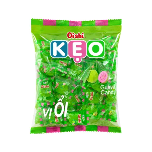 Kẹo Cứng OISHI Vị Ổi 85g - Bịch Xanh Lá