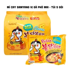 Mì Samyang Gà Vàng - Mì Phô Mai Hàn Quốc Samyang 5 Gói